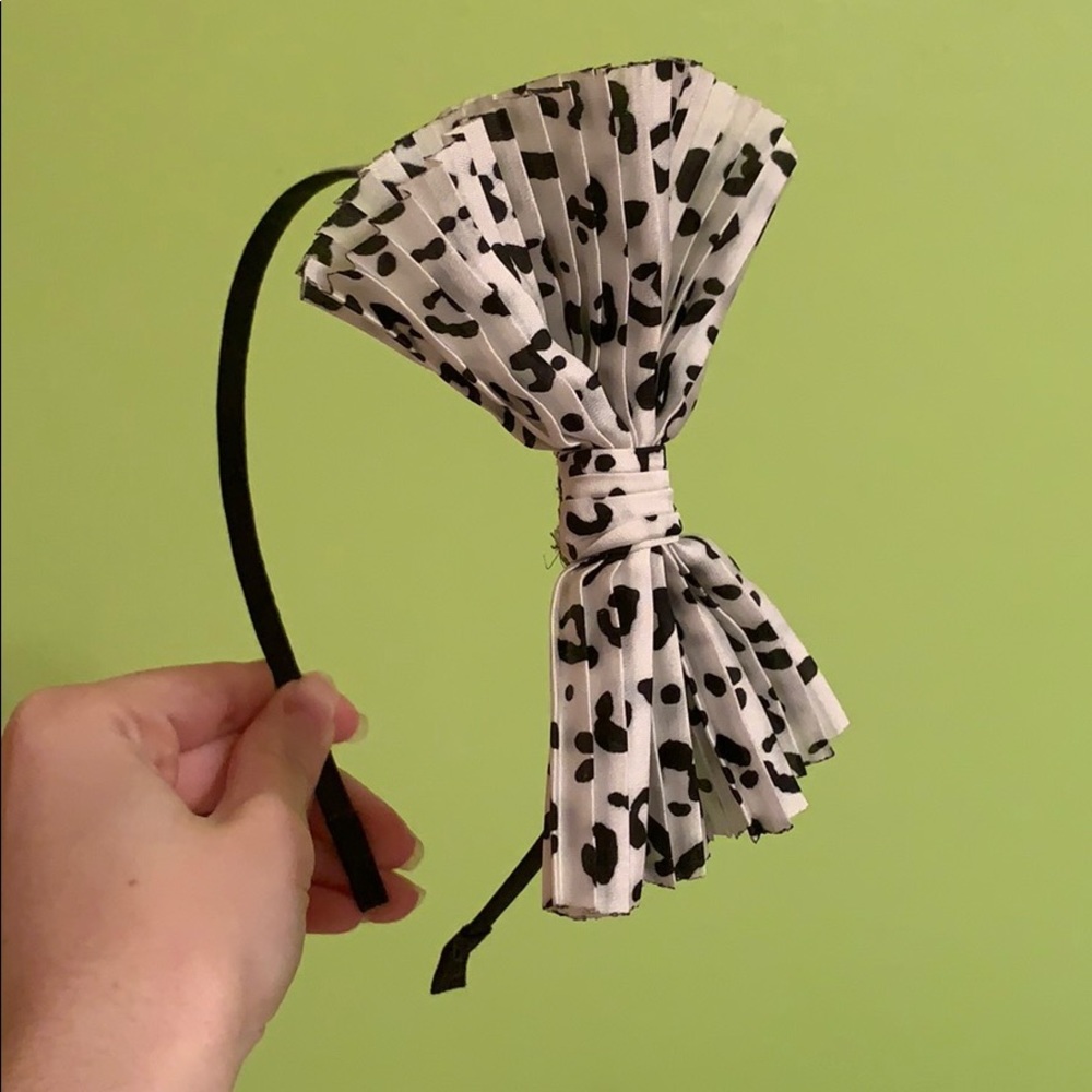 Leopard Bow Headband